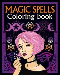 Cover image for Magic Spells Coloring Book