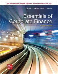 Cover image for ISE Essentials of Corporate Finance