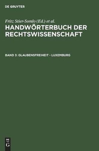 Cover image for Glaubensfreiheit - Luxemburg