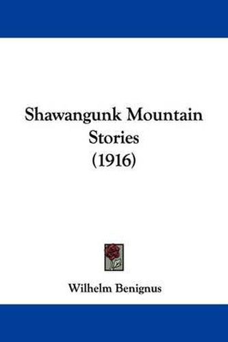 Cover image for Shawangunk Mountain Stories (1916)