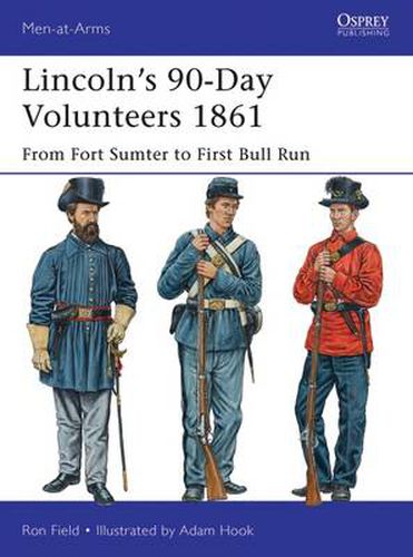 Cover image for Lincoln's 90-Day Volunteers 1861: From Fort Sumter to First Bull Run