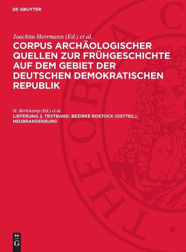 Cover image for Bezirke Rostock (Ostteil), Neubrandenburg