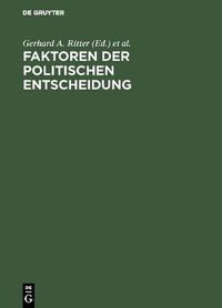 Cover image for Faktoren der politischen Entscheidung