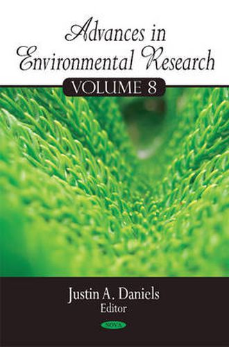 Cover image for Advances in Environmental Research: Volume 8