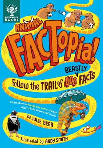 Cover image for Animal Factopia!: Follow the Trail of 400 Beastly Facts