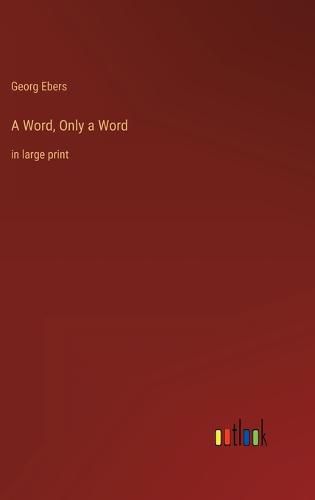 Cover image for A Word, Only a Word
