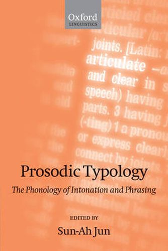 Cover image for Prosodic Typology: The Phonology of Intonation and Phrasing