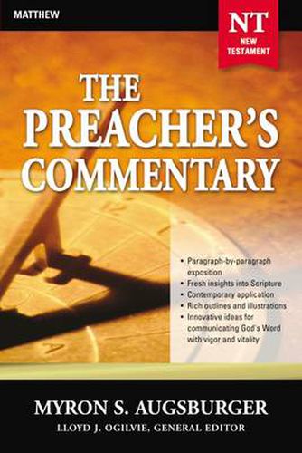 The Preacher's Commentary - Vol. 24: Matthew