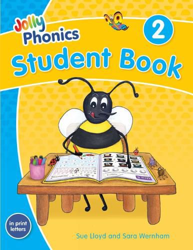 Cover image for Jolly Phonics Student Book 2: In Print Letters (American English edition)