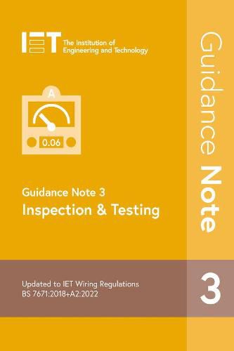 Cover image for Guidance Note 3: Inspection & Testing