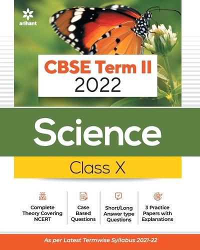 Cover image for Arihant Cbse Science Term 2 Class 10 for 2022 Exam (Cover Theory and MCQS)