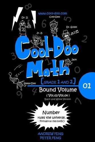 Cover image for Cool-Doo Math - Grade 1&2 - Bound Vol.01 - Black & White Version