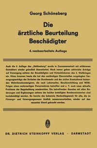 Cover image for Die Arztliche Beurteilung Beschadigter