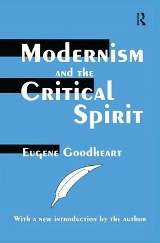 Cover image for Modernism and the Critical Spirit