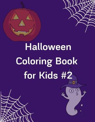 Cover image for Halloween Coloring Book for Kids #2