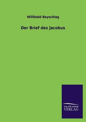 Cover image for Der Brief Des Jacobus