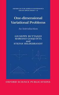 Cover image for One-dimensional Variational Problems: An Introduction