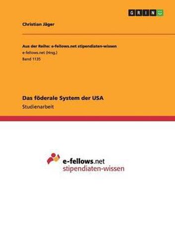 Cover image for Das Foderale System Der USA