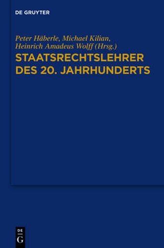 Cover image for Staatsrechtslehrer des 20. Jahrhunderts: Deutschland - OEsterreich - Schweiz