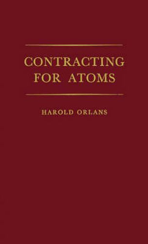 Cover image for Contracting for Atoms