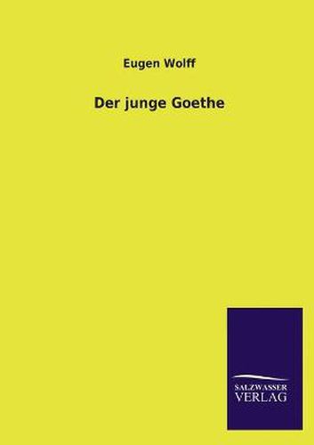 Cover image for Der junge Goethe