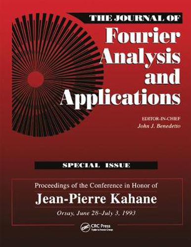 Cover image for The Journal of Fourier Analysis and Applications