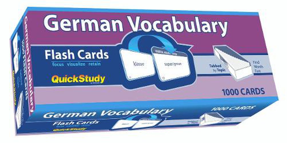 Cover image for German Vocabulary Flash Cards