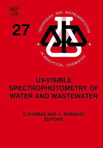 Cover image for UV-visible Spectrophotometry of Water and Wastewater