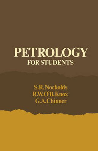 Cover image for Petrology for Students