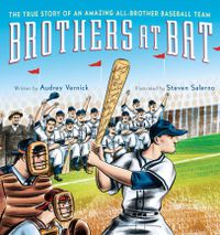 Cover image for Brothers at Bat: The True Story of an Amazing All-Brother Baseball Team