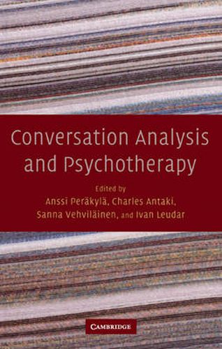 Cover image for Conversation Analysis and Psychotherapy