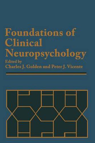 Cover image for Foundations of Clinical Neuropsychology