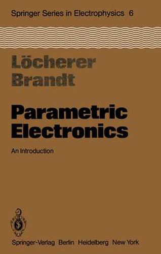 Cover image for Parametric Electronics: An Introduction