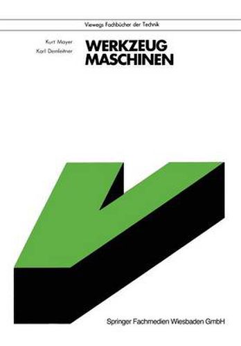 Cover image for Werkzeugmaschinen