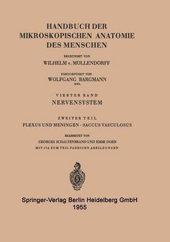 Cover image for Plexus Und Meningen Saccus Vasculosus