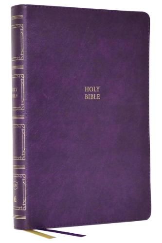 Cover image for KJV, Paragraph-style Large Print Thinline Bible, Leathersoft, Purple, Red Letter, Thumb Indexed, Comfort Print: Holy Bible, King James Version