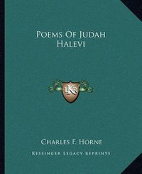 Cover image for Poems of Judah Halevi