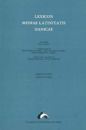 Cover image for Lexicon Mediae Latinitatis Danicae 4: Evitatio -- Increpito