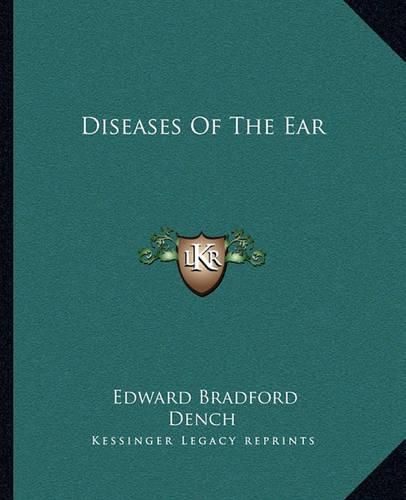 Cover image for Diseases of the Ear