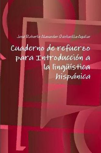 Cover image for Cuaderno de refuerzo para Introduccion a la linguistica hispanica