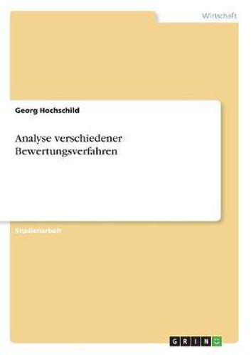 Analyse Verschiedener Bewertungsverfahren