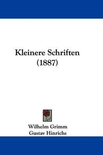 Kleinere Schriften (1887)