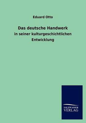 Cover image for Das deutsche Handwerk