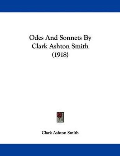 Cover image for Odes and Sonnets