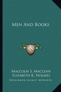 Cover image for Men and Books