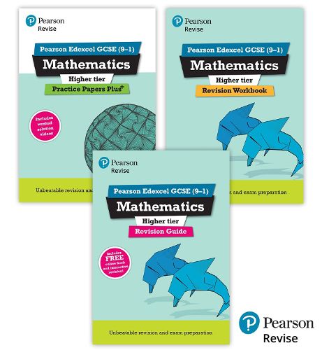 Cover image for New Pearson Revise Edexcel GCSE Mathematics (Higher) Complete Revision & Practice Bundle - 2025 and 2026 exams