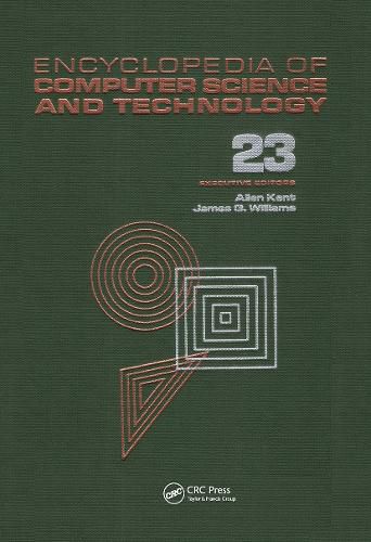 Cover image for Encyclopedia of Computer Science and Technology: Volume 23 - Supplement 8: Approximation: Optimization, and Computing to Visual Thinking