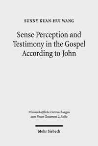 Cover image for Sense Perception and Testimony in the Gospel According to John