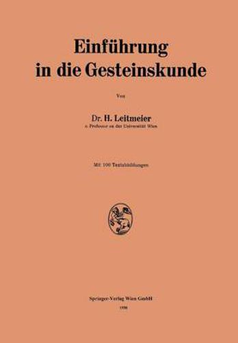 Cover image for Einfuhrung in die Gesteinskunde