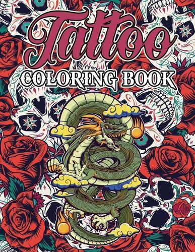 Cover image for Tattoo Coloring Book for Adults